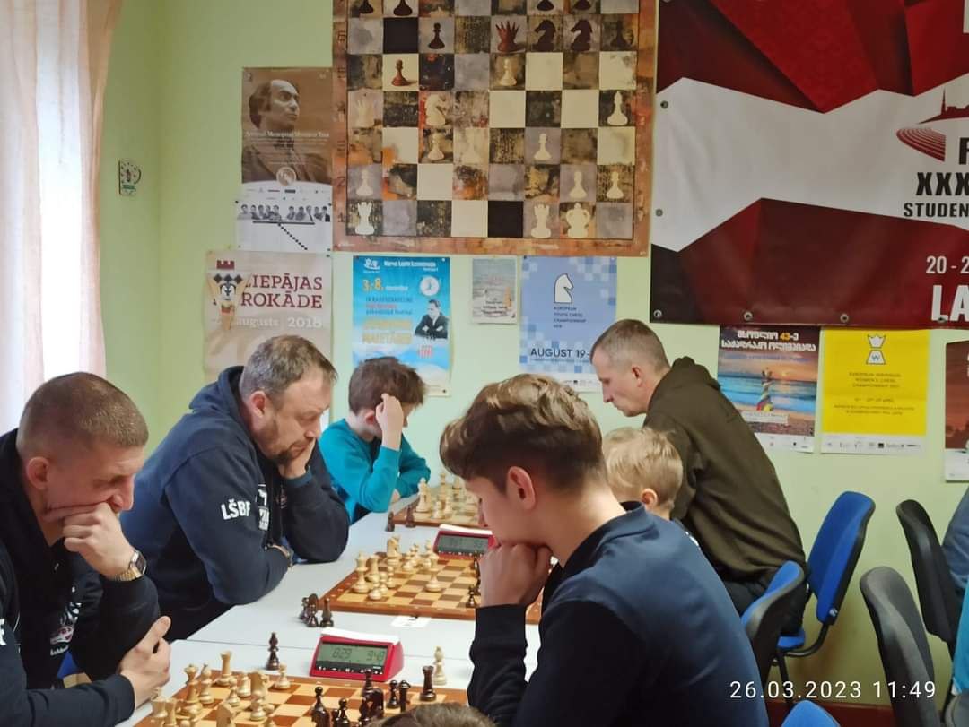 Latvijas čempionāts šahā cīkstoņiem, rezultāti
