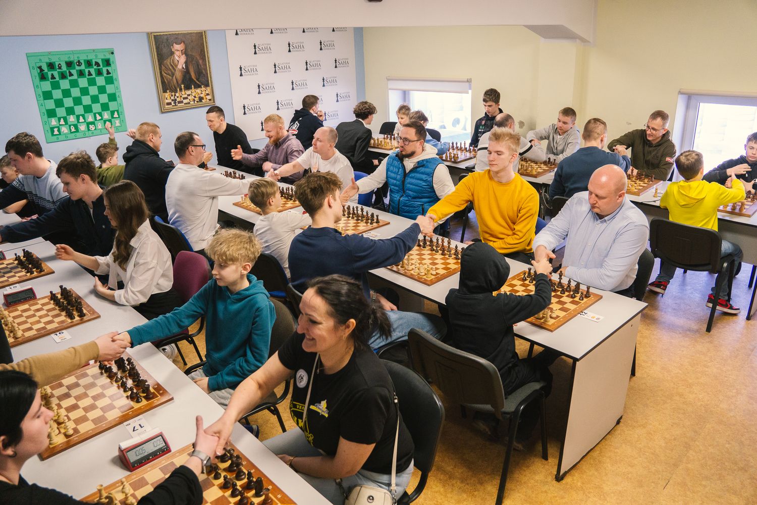 3. Latvijas čempionāts šahā starp cīnītājiem