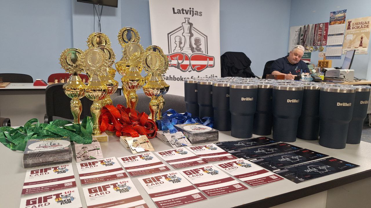 4. Latvijas čempionāts šahā starp cīkstoņiem